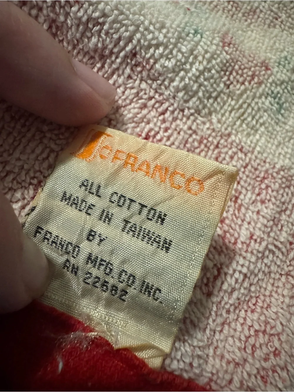 Vintage Franco Christmas Kitchen Towel